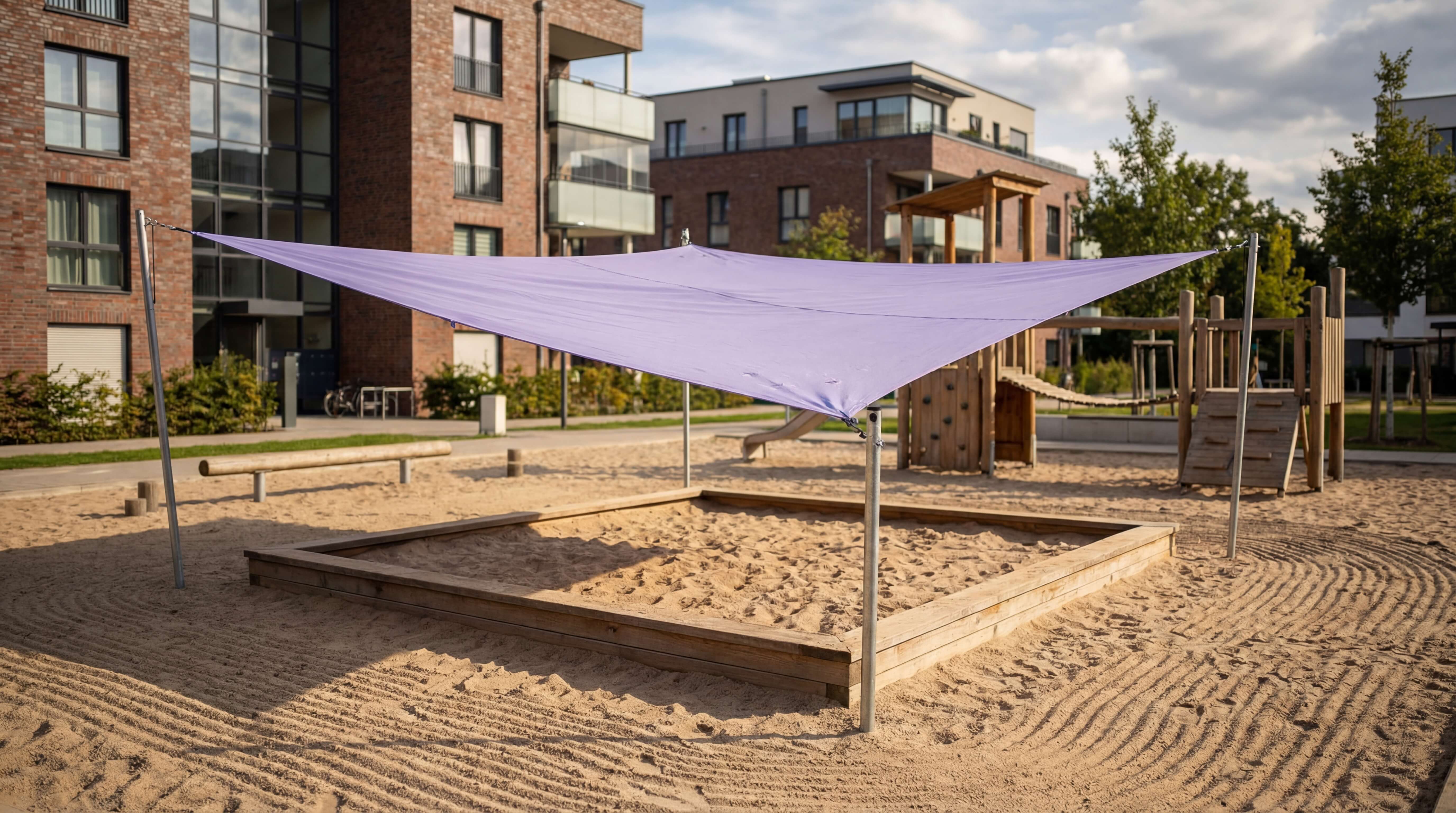 Schattensegel höhenverstellbar 5x5m