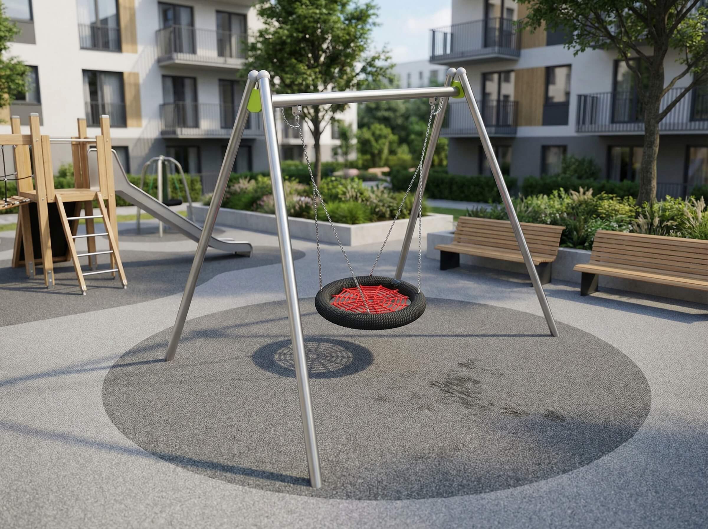 Einfachschaukel Luis mit Nesthocker