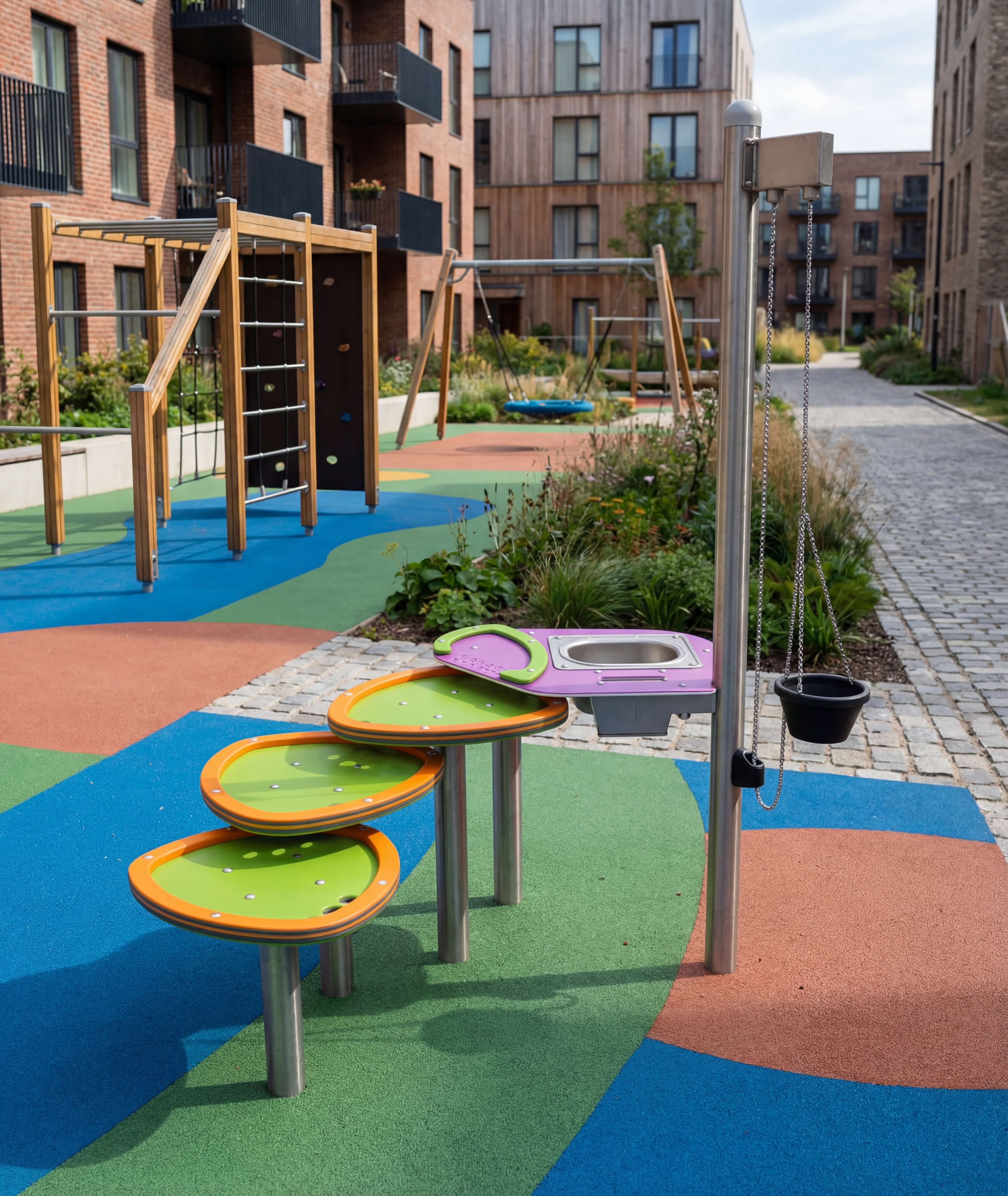 Mini Sand- und Matschanlage Lotus