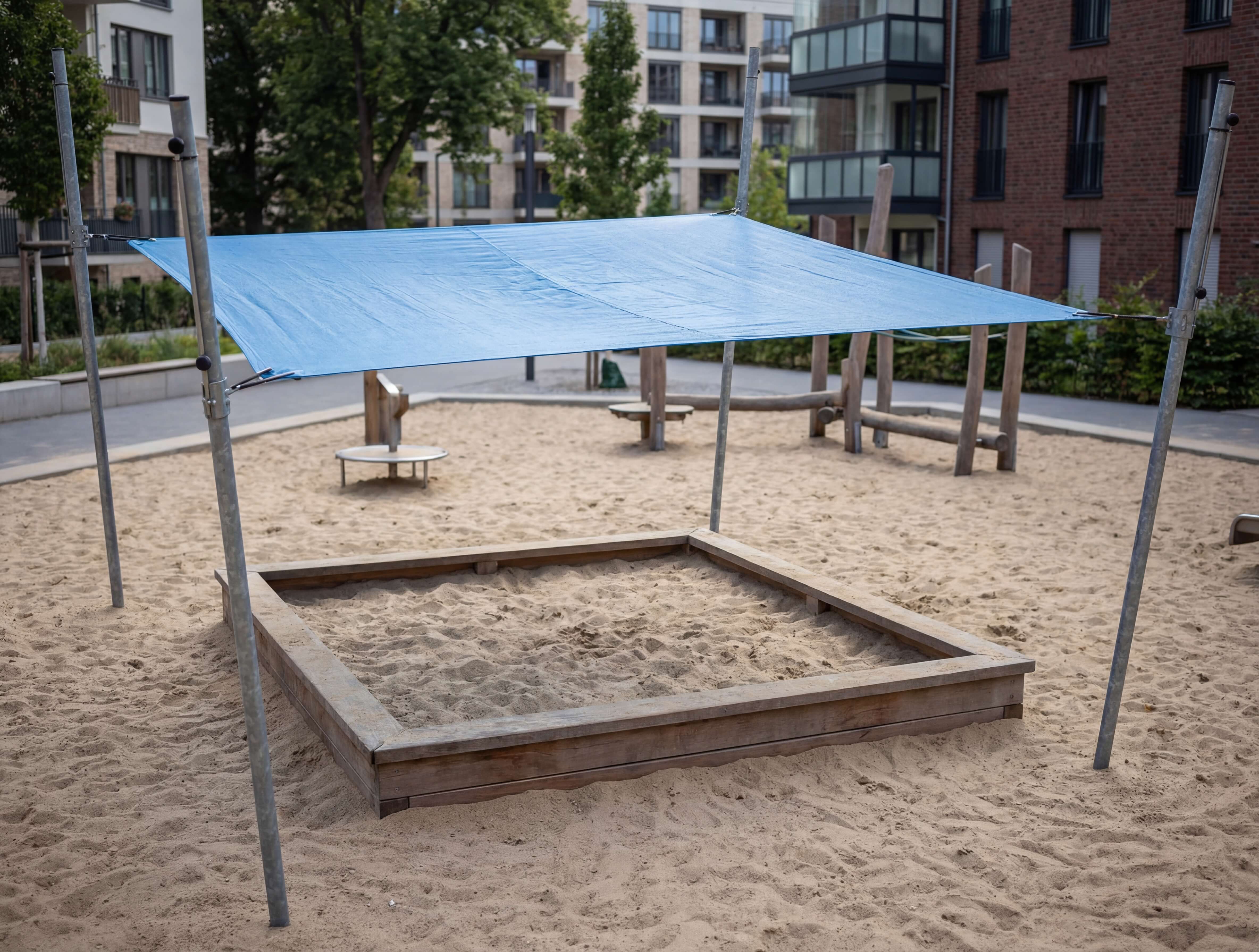 Schattensegel höhenverstellbar 3x3m