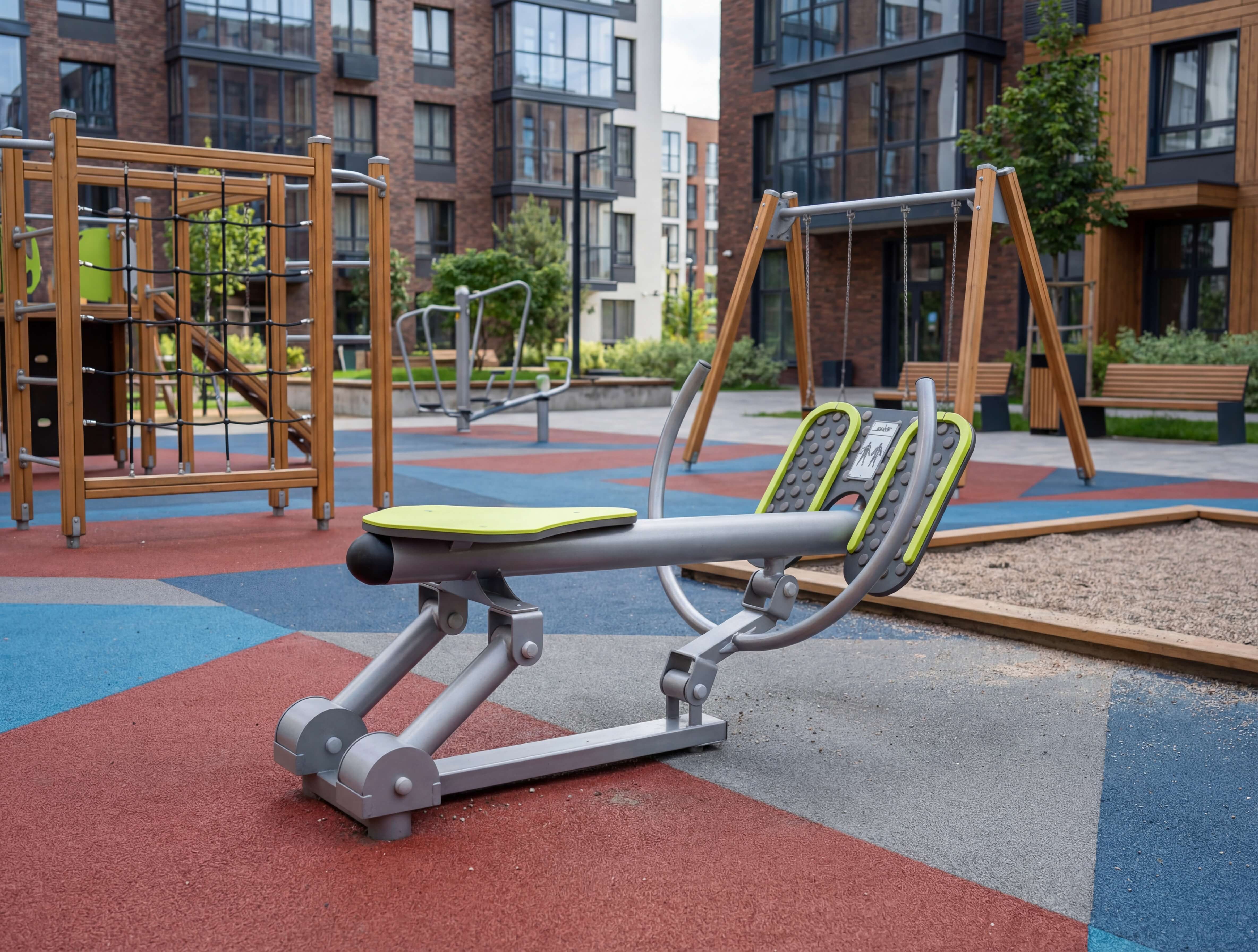 Bewegungs-Station Ruderbank