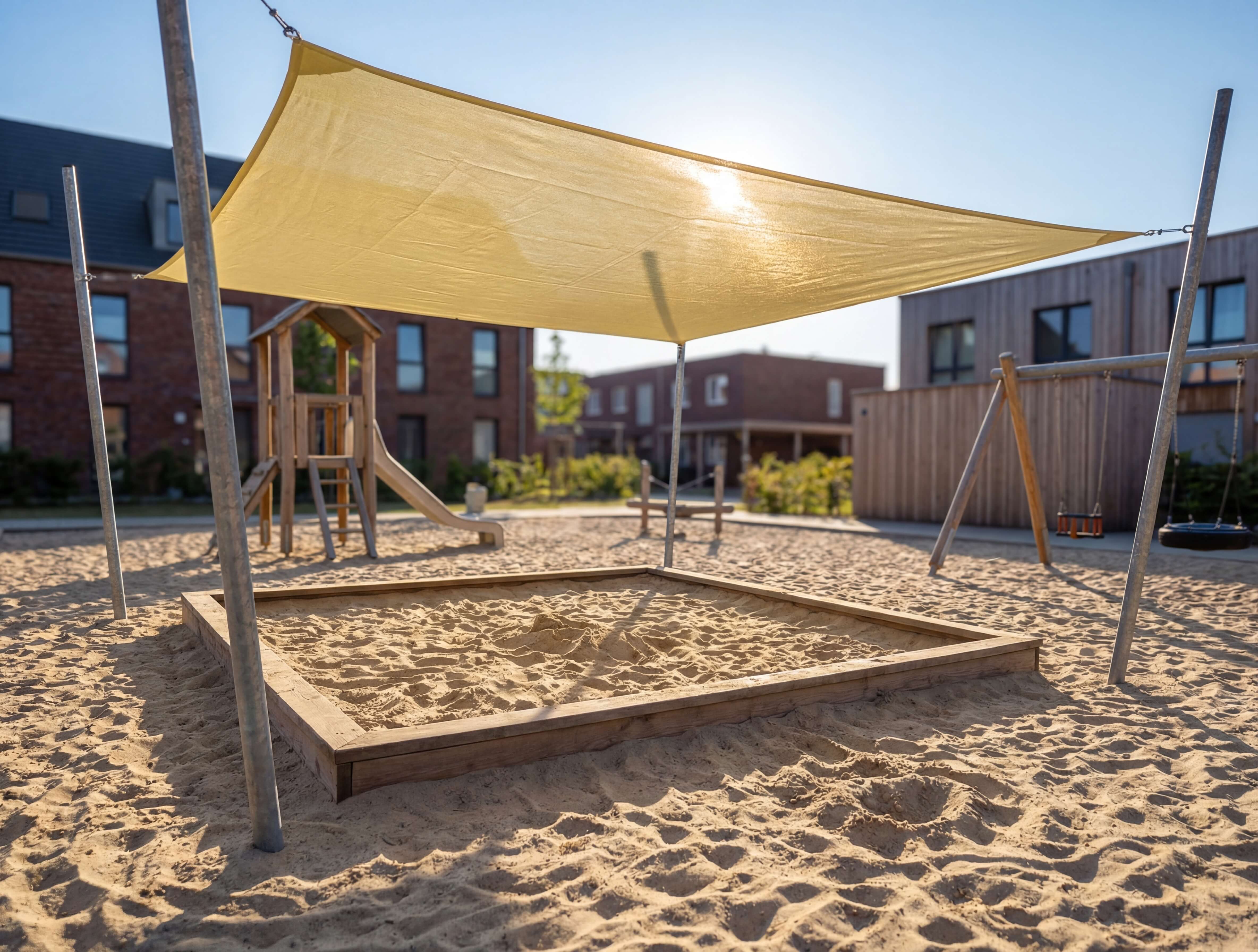 Schattensegel höhenverstellbar 3x3m