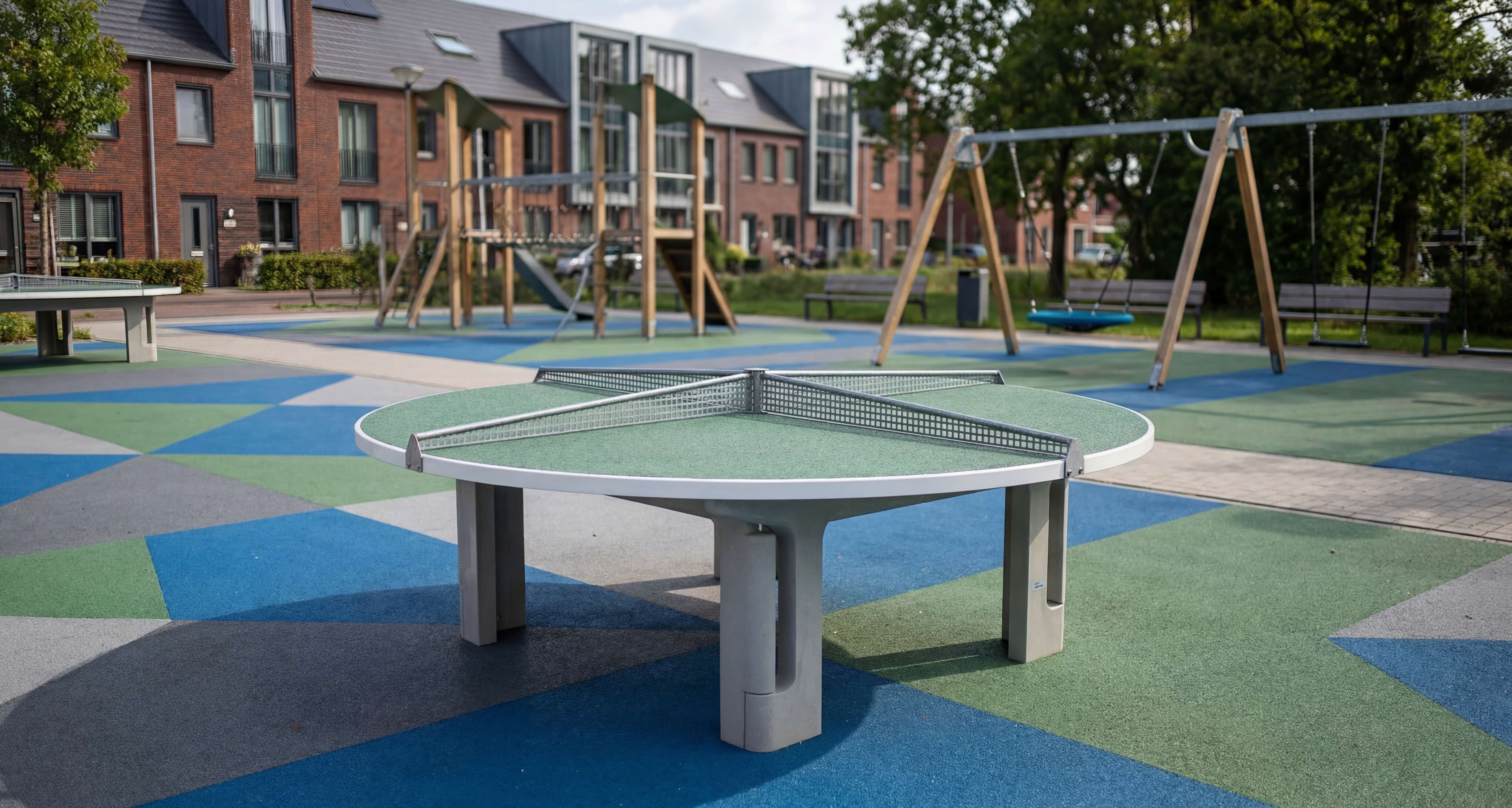 Tischtennisanlage Rund